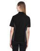North End Ladies' Fuse Colorblock Twill Shirt BLACK/ CARBON ModelBack