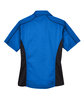 North End Ladies' Fuse Colorblock Twill Shirt TRUE ROYAL/ BLK FlatBack