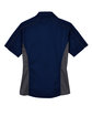 North End Ladies' Fuse Colorblock Twill Shirt CLASC NAVY/ CRBN FlatBack