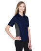 North End Ladies' Fuse Colorblock Twill Shirt CLASC NAVY/ CRBN ModelQrt