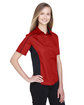 North End Ladies' Fuse Colorblock Twill Shirt CLASSIC RED/ BLK ModelQrt