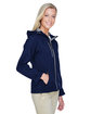 North End Ladies' Prospect Two-Layer Fleece Bonded Soft Shell Hooded Jacket classic navy ModelQrt