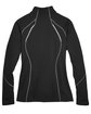 North End Ladies' Gravity Performance Fleece Jacket black FlatBack