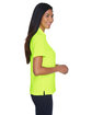 CORE365 Ladies' Origin Performance Piqu Polo with Pocket safety yellow ModelSide
