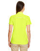 CORE365 Ladies' Radiant Performance Piqué Polo with Reflective Piping safety yellow ModelBack