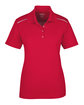 CORE365 Ladies' Radiant Performance Piqué Polo with Reflective Piping classic red OFFront