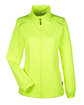 Core 365 Ladies' Motivate Unlined Lightweight Jacket SAFETY YELLOW OFFront