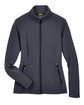 Core 365 Ladies' Cruise Two-Layer Fleece Bonded Soft Shell Jacket CARBON FlatFront