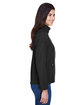 CORE365 Ladies' Cruise Two-Layer Fleece Bonded Soft Shell Jacket black ModelSide