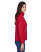 Core 365 Ladies' Cruise Two-Layer Fleece Bonded Soft Shell Jacket CLASSIC RED ModelSide