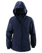 CORE365 Ladies' Climate Seam-Sealed Lightweight Variegated Ripstop Jacket classic navy OFFront