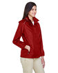 CORE365 Ladies' Climate Seam-Sealed Lightweight Variegated Ripstop Jacket classic red ModelQrt