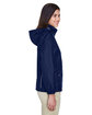 CORE365 Ladies' Climate Seam-Sealed Lightweight Variegated Ripstop Jacket classic navy ModelSide