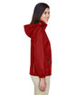 CORE365 Ladies' Climate Seam-Sealed Lightweight Variegated Ripstop Jacket classic red ModelSide