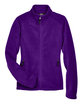 Core 365 Ladies' Journey Fleece Jacket CAMPUS PURPLE FlatFront