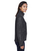 CORE365 Ladies' Journey Fleece Jacket heather charcoal ModelSide