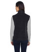 CORE365 Ladies' Journey Fleece Vest heather charcoal ModelBack