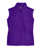 CORE365 Ladies' Journey Fleece Vest campus purple FlatFront