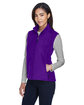 CORE365 Ladies' Journey Fleece Vest campus purple ModelQrt