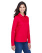 Core 365 Ladies' Pinnacle Performance Long-Sleeve Piqué Polo CLASSIC RED ModelQrt