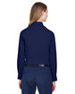 CORE365 Ladies' Operate Long-Sleeve Twill Shirt CLASSIC NAVY ModelBack