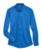 CORE365 Ladies' Operate Long-Sleeve Twill Shirt TRUE ROYAL FlatFront