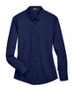 CORE365 Ladies' Operate Long-Sleeve Twill Shirt CLASSIC NAVY FlatFront