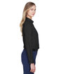 CORE365 Ladies' Operate Long-Sleeve Twill Shirt BLACK ModelSide