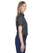 CORE365 Ladies' Optimum Short-Sleeve Twill Shirt carbon ModelSide