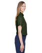 CORE365 Ladies' Optimum Short-Sleeve Twill Shirt forest ModelSide