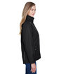 Core 365 Ladies' Region 3-in-1 Jacket with Fleece Liner BLACK ModelSide