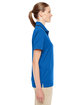 CORE365 Ladies' Motive Performance Piqu Polo with Tipped Collar tru royal/ crbn ModelSide