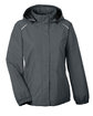 CORE365 Ladies' Profile Fleece-Lined All-Season Jacket carbon OFFront