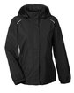 CORE365 Ladies' Profile Fleece-Lined All-Season Jacket black OFFront