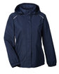 CORE365 Ladies' Profile Fleece-Lined All-Season Jacket classic navy OFFront