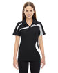 North End Ladies' Impact Performance Polyester Piqu Colorblock Polo  