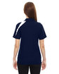 North End Ladies' Impact Performance Polyester Piqu Colorblock Polo  ModelBack