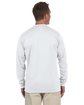 Augusta Sportswear Adult Wicking Long-Sleeve T-Shirt WHITE ModelBack
