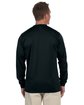 Augusta Sportswear Adult Wicking Long-Sleeve T-Shirt BLACK ModelBack