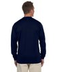 Augusta Sportswear Adult Wicking Long-Sleeve T-Shirt NAVY ModelBack