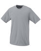 Augusta Sportswear Adult NexGen Wicking T-Shirt SILVER GREY OFFront