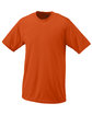 Augusta Sportswear Adult NexGen Wicking T-Shirt ORANGE OFFront