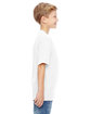 Augusta Sportswear Youth Wicking T-Shirt white ModelSide