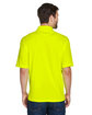 UltraClub Men's Cool & Dry Mesh Piqué Polo bright yellow ModelBack