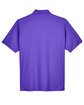 UltraClub Men's Cool & Dry Mesh Piqué Polo purple FlatBack