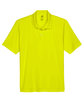 UltraClub Men's Cool & Dry Mesh Piqué Polo bright yellow FlatFront