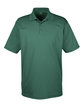 UltraClub Men's Cool & Dry Mesh Piqué Polo FOREST GREEN OFFront