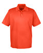 UltraClub Men's Cool & Dry Mesh Piqué Polo orange OFFront