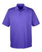 UltraClub Men's Cool & Dry Mesh Piqué Polo purple OFFront