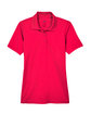 UltraClub Ladies' Cool & Dry Mesh Piqué Polo red FlatFront